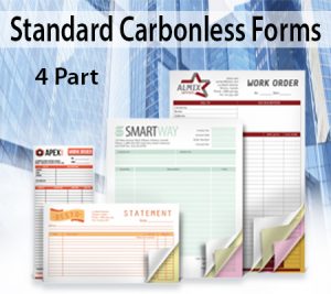4 Part Carbonless Forms